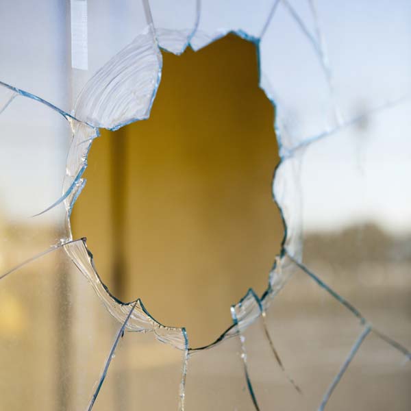 broken-glass 3M Window Film Safety Glazing